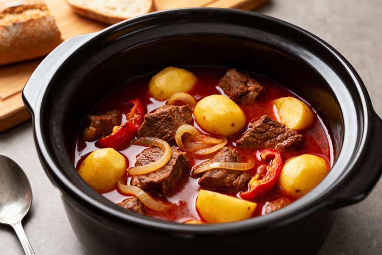 Goulash uit de slowcooker