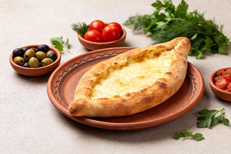 Khachapuri Megruli met kaas