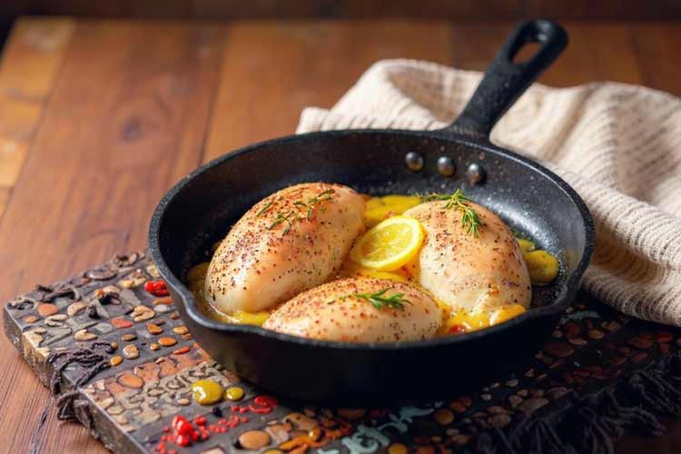 Kipfilet bakken